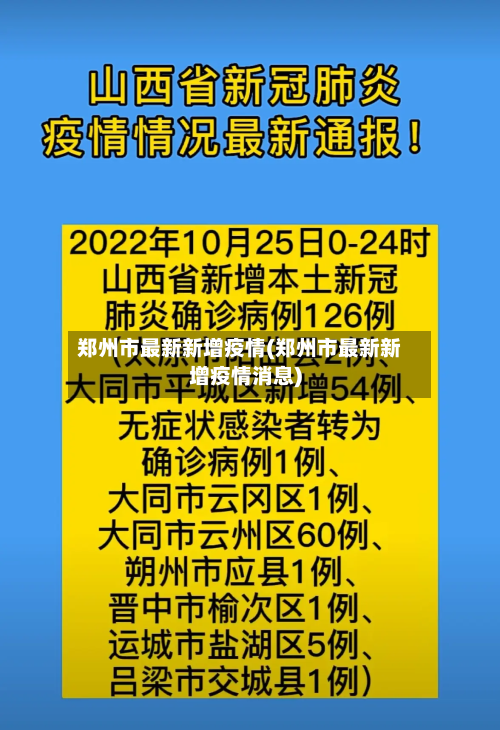 郑州市最新新增疫情(郑州市最新新增疫情消息)-第1张图片