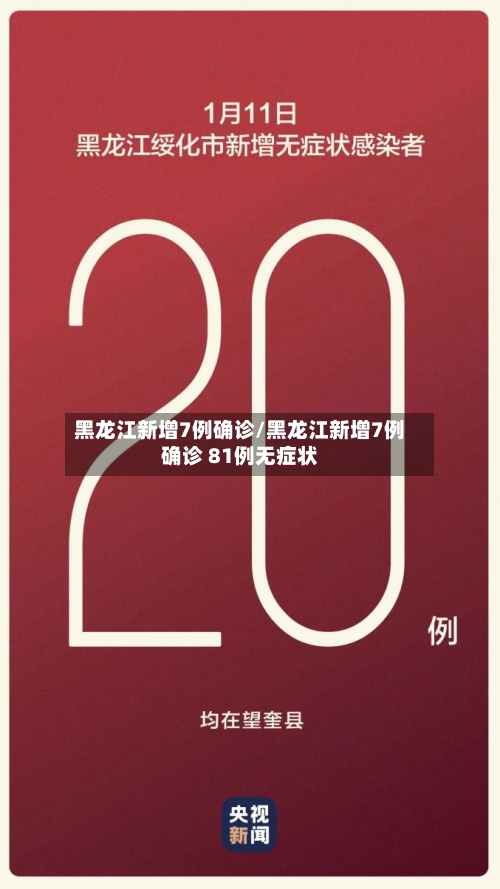 黑龙江新增7例确诊/黑龙江新增7例确诊 81例无症状-第2张图片