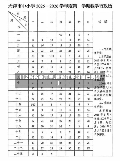 【12省将要开学,各省开学时间已明确】-第2张图片