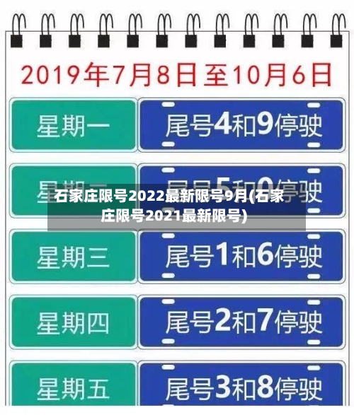 石家庄限号2022最新限号9月(石家庄限号2021最新限号)-第1张图片