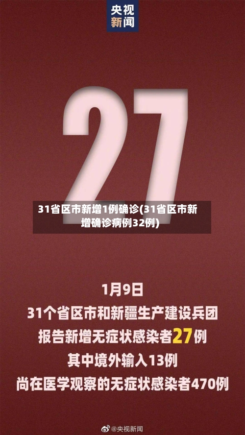31省区市新增1例确诊(31省区市新增确诊病例32例)-第1张图片