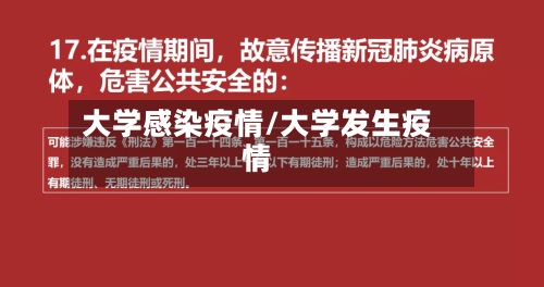 大学感染疫情/大学发生疫情-第1张图片