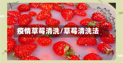 疫情草莓清洗/草莓清洗法-第1张图片