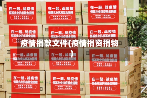 疫情捐款文件(疫情捐资捐物)-第2张图片